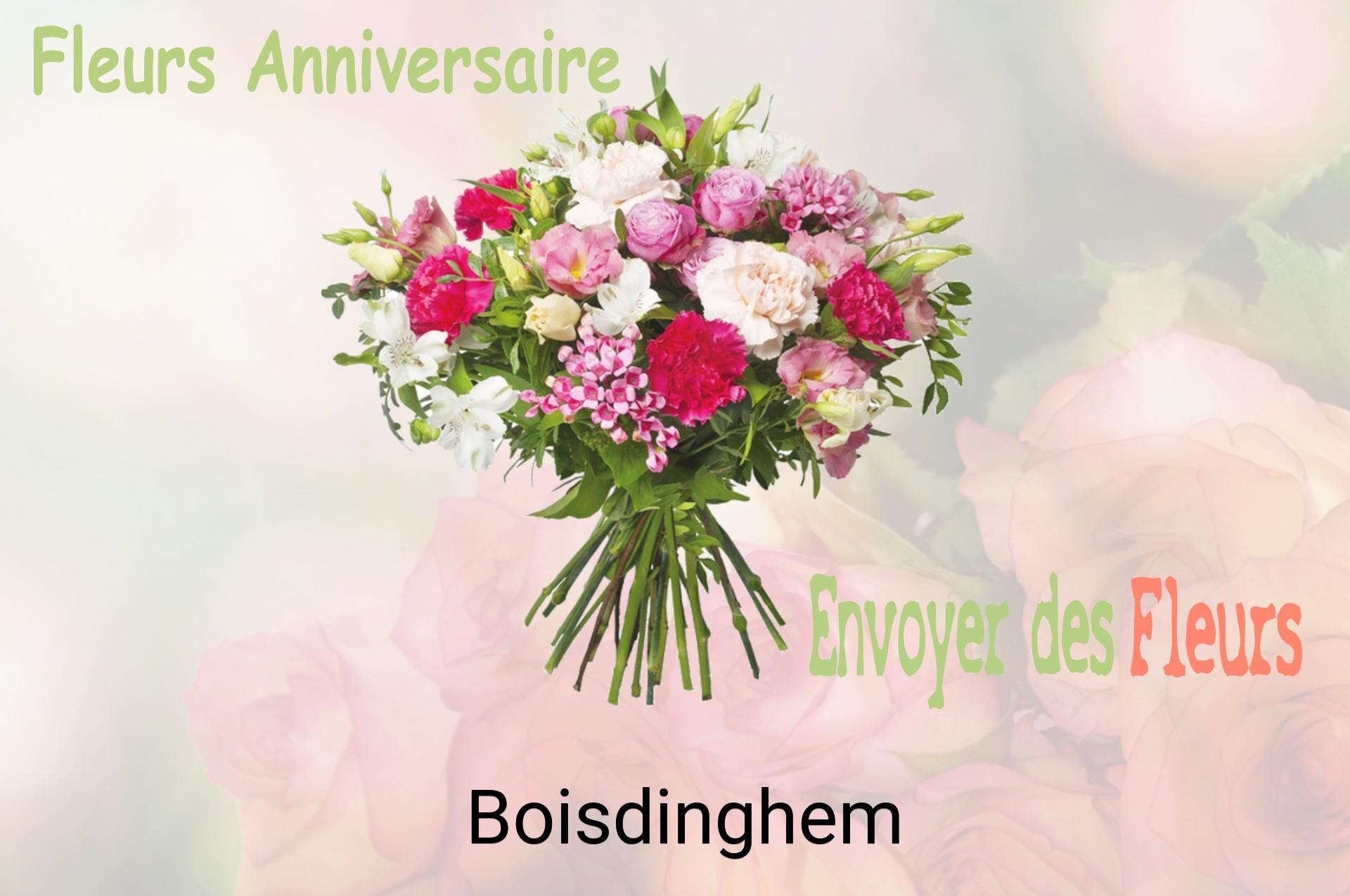 Bouquet de fleurs d’anniversaire livré à Boisdinghem