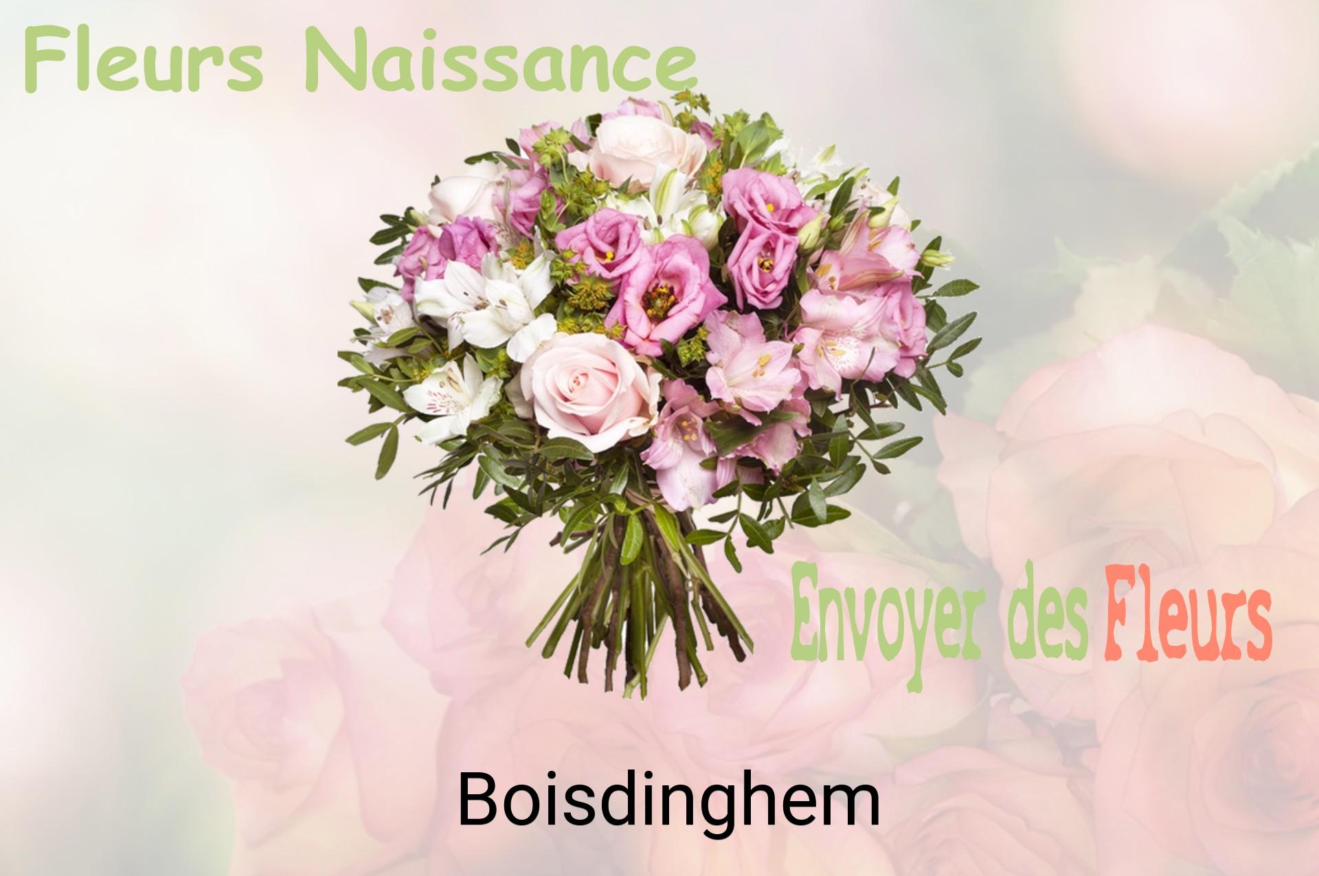 Bouquet de fleurs de naissance livré à Boisdinghem